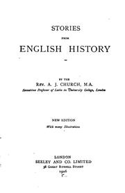 Cover of: Stories from English History ... by Alfred John Church