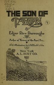 Cover of: The son of Tarzan by Edgar Rice Burroughs