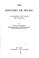 Cover of: The History of Music: A Handbook and Guide for Students