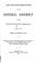 Cover of: Acts and Joint Resolutions of the General Assembly of the State of South ...