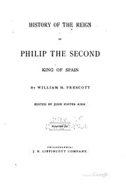 Cover of: The History of the Reign of the Emperor Charles the Fifth by William Robertson, William Hickling Prescott