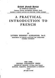 Cover of: A practical introduction to French