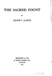 Cover of: The sacred fount by Henry James