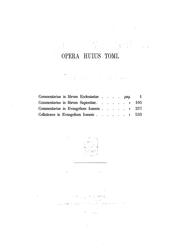 Cover of: Doctoris seraphici S. Bonaventurae opera omnia