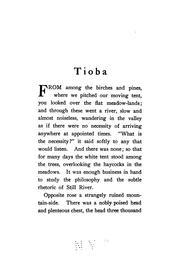 Cover of: Tioba, and other tales by Arthur Colton