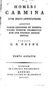 Cover of: Carmina cvm brevi annotatione