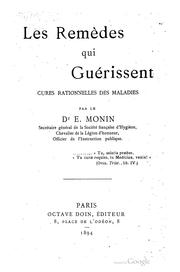 Cover of: Les remèdes qui guerissent...
