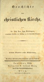 Cover of: Geschichte der christlichen Kirche