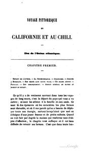 Cover of: Voyage pittoresque en Californie et an Chili by Charles de Lambertie