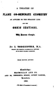 Cover of: A treatise on plane co-ordinate geometry