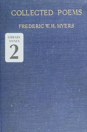 Cover of: Collected poems by Frederic William Henry Myers