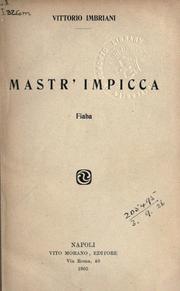 Cover of: Mastr' Impicca: fiaba