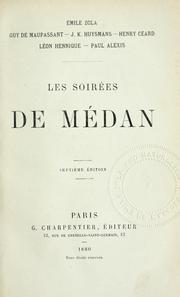 Cover of: Les Soirées de Médan by Henry Céard