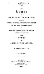 Cover of: The Works of Benjamin Franklin by Jared Sparks