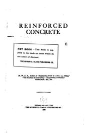 Cover of: Reinforced Concrete: A Manual of Practice by Ernest McCullough