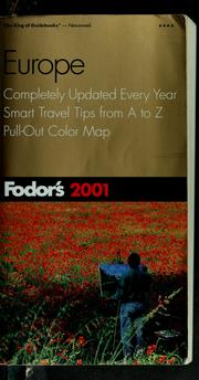 Cover of: Fodor's 2001 Europe
