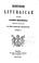 Cover of: Institutiones liturgicae ad usum seminarii Neapolitani