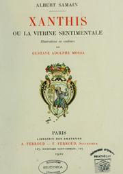Cover of: Xanthis, ou, La Vitrine Sentimentale