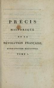 Cover of: Précis historique de la révolution française