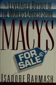 Cover of: Macy