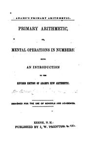 Cover of: Primary arithmetic.