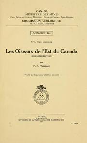 Cover of: Les oiseaux de l'est du Canada