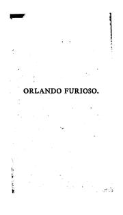 Cover of: Orlando Furioso by Lodovico Ariosto