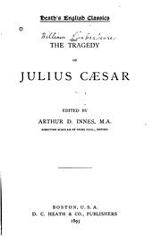 Cover of: The Tragedy of Julius Caesar by William Shakespeare