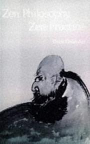 Cover of: Zen philosophy, Zen practice