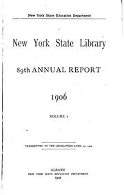 Cover of: Annual Report