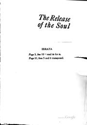 Cover of: The release of the soul