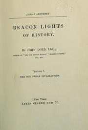 Cover of: Beacon lights of history: [The world's heroes and master minds]