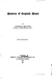 Masters of English music by Charles Willeby