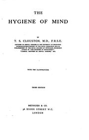 Cover of: The hygiene of mind by T. S. Clouston