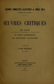 Cover of: Oeuvres critiques