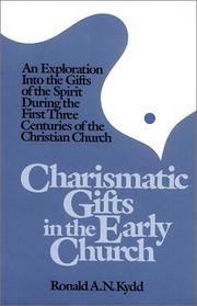 Cover of: Charismatic gifts in the early church
