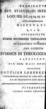 Examinatur S. Rev. Staeudlini interpretatio loci Ies. LII, 13.14.15. et LIII. tot. disputatio by Gottlieb Leberecht Spohn