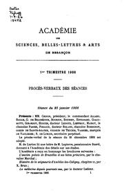 Cover of: Procès-verbaux et mémoires