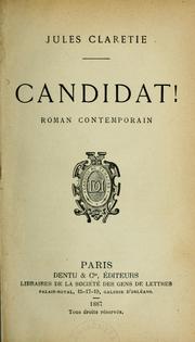 Cover of: Candidat: roman contemporain