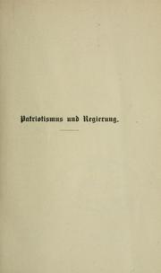 Cover of: Über Krieg und Staat