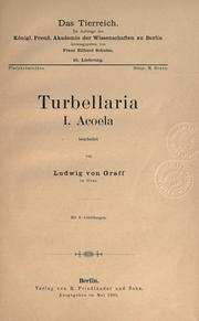 Cover of: Turbellaria ...