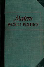 Cover of: Modern world politics.