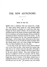 Cover of: The new astronomy by Samuel Pierpont Langley