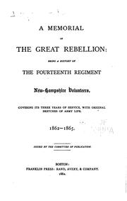 Cover of: A memorial of the great rebellion by Francis Henry Buffum