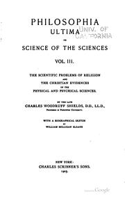 Cover of: Philosophia Ultima: Or, Science of the Sciences