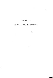 Cover of: Arizona nights by Stewart Edward White