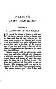 Cover of: Nelson's Lady Hamilton by E. Hallam Moorhouse