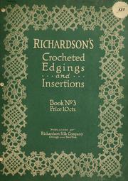 Cover of: Richardson's crocheted edgings and insertions