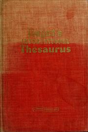 Cover of: Roget's international thesaurus.: The complete book of synonyms and antonyms in American and British usage ...