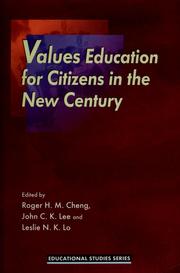 Cover of: Values education for citizens in the new century | 